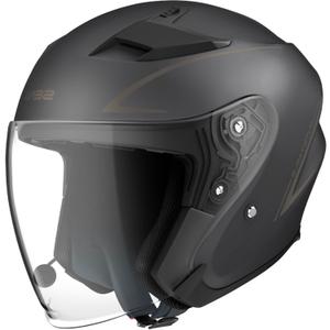 Casco da moto jet SENA Outstar S nero opaco