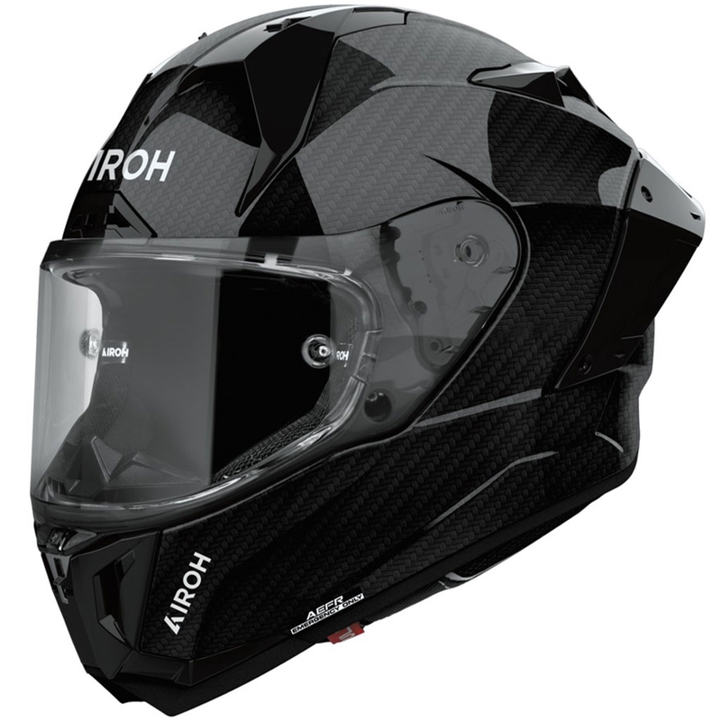 Casco integrale da moto Airoh GP800 Carbon nero lucido
