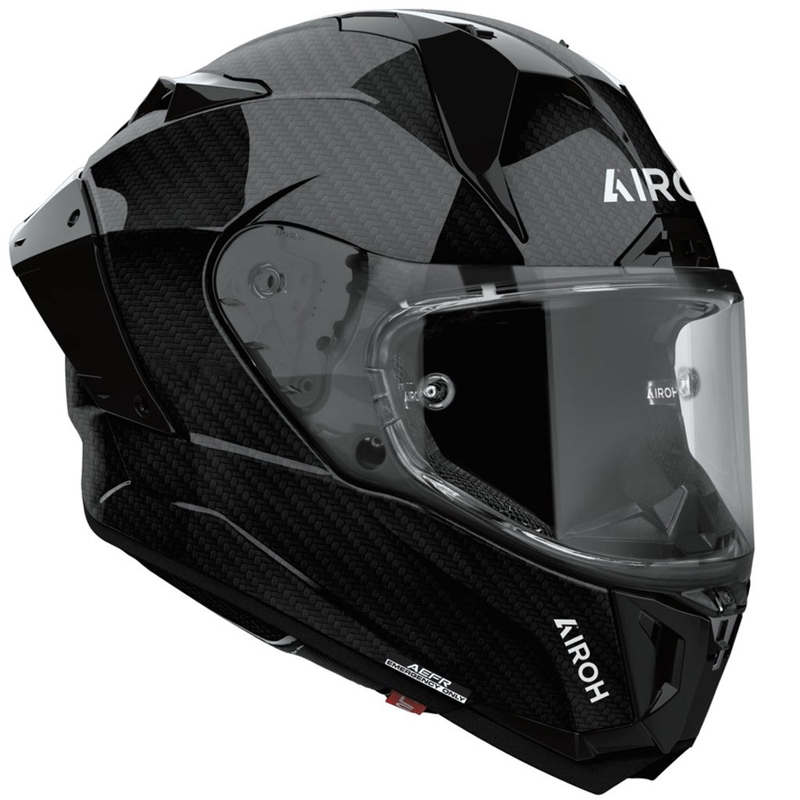Casco integrale da moto Airoh GP800 Carbon nero lucido