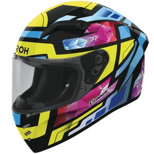 Casco integrale da moto Airoh CONNOR Stellar giallo-blu-rosa-nero lucido