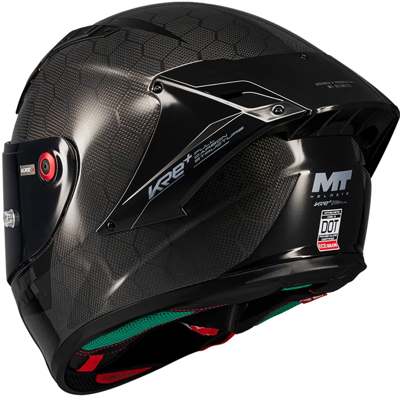 Casco integrale da moto MT KRE+ S Pure A1 nero