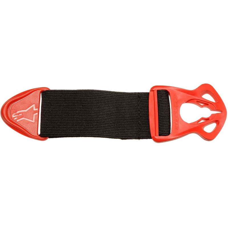 Cinturini di ricambio Alpinestars con fibbie per protezioni A-10 nero-rosso