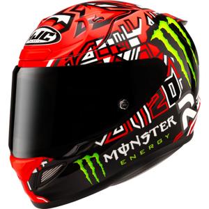 Casco integrale da moto HJC RPHA 12 Quartararo Replica II MC1 rosso-nero