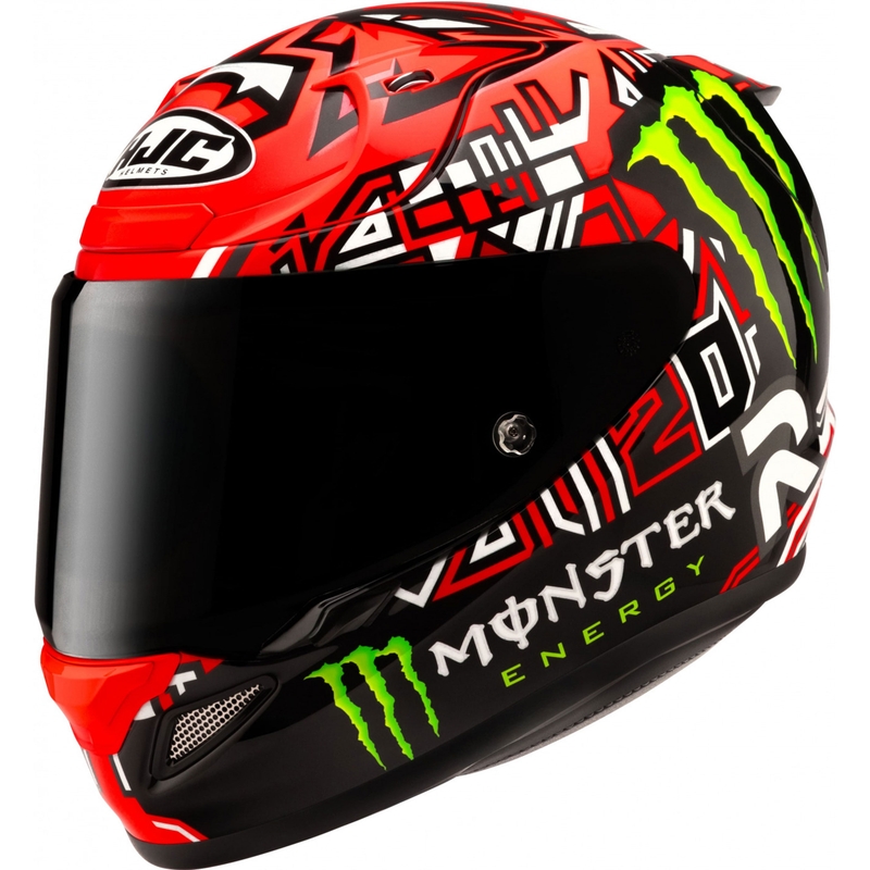 Casco integrale da moto HJC RPHA 12 Quartararo Replica II MC1 rosso-nero