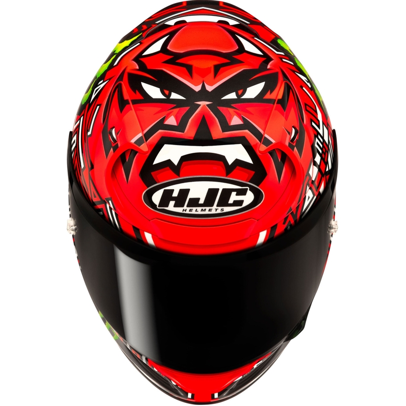 Casco integrale da moto HJC RPHA 12 Quartararo Replica II MC1 rosso-nero