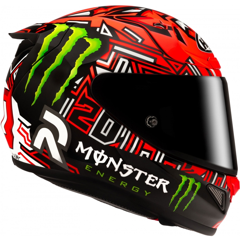Casco integrale da moto HJC RPHA 12 Quartararo Replica II MC1 rosso-nero