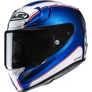Casco integrale da moto HJC RPHA 12 Respon MC2 blu-bianco-rosso