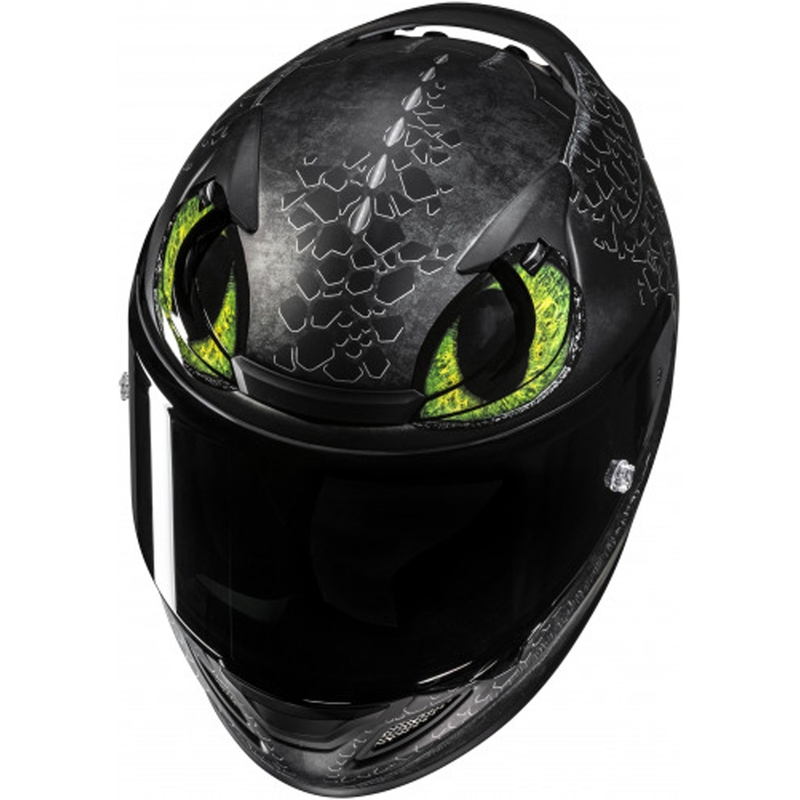 Casco integrale da moto HJC RPHA 12 Toothless II Universal MC4SF nero