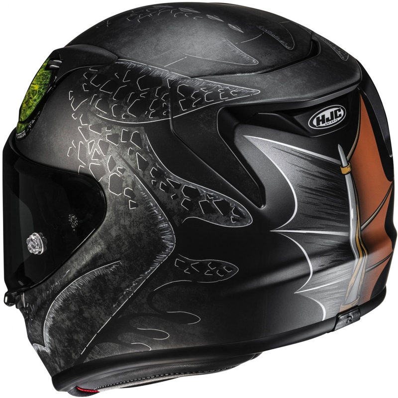 Casco integrale da moto HJC RPHA 12 Toothless II Universal MC4SF nero