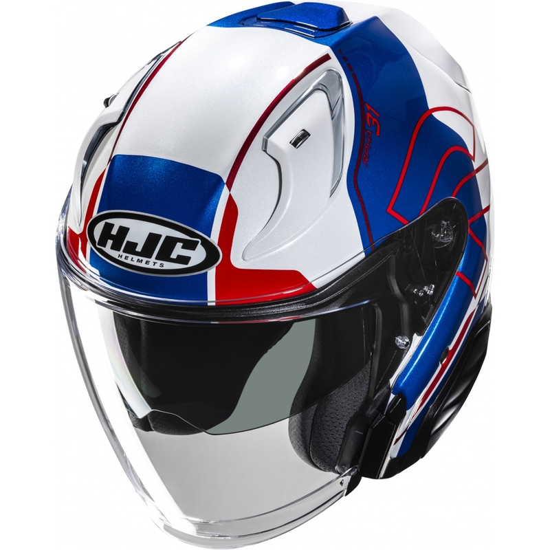 Casco da moto jet RPHA 31 Dereen MC21 bianco-blu-rosso