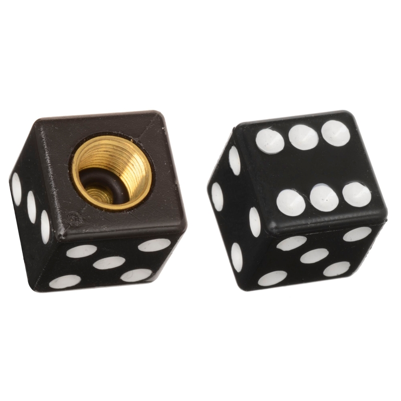 Tappi valvola neri Oxford Lucky Dice