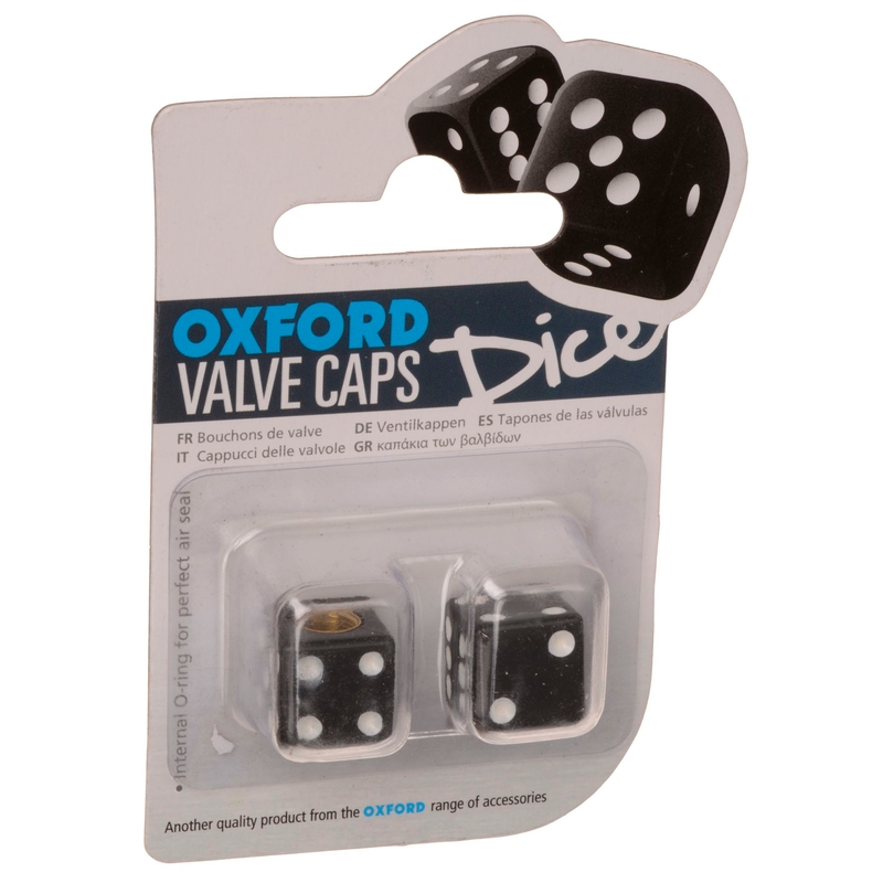 Tappi valvola neri Oxford Lucky Dice