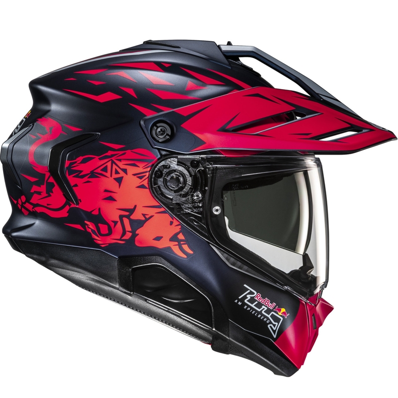 Casco da moto enduro HJC RPHA 60 Spielberg Red Bull Ring MC21SF blu-rosso