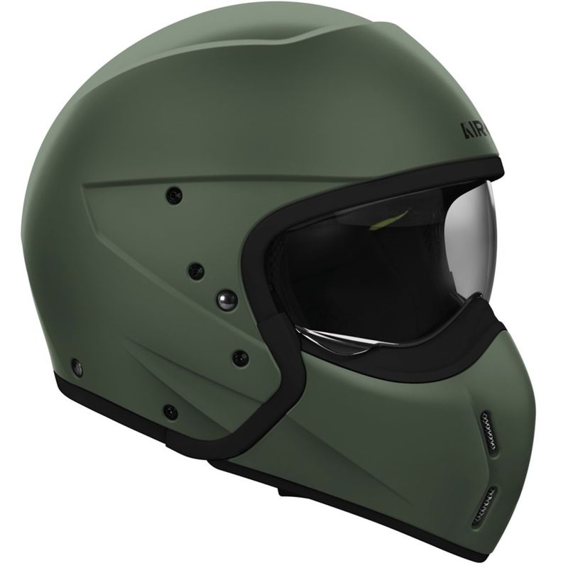 Casco moto modulare Airoh J110 Color cachi opaco