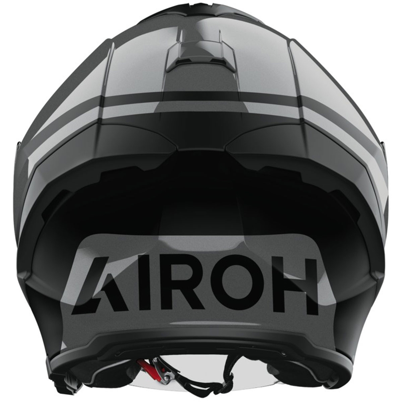 Casco moto jet Airoh H21 Square nero opaco-lucido-grigio
