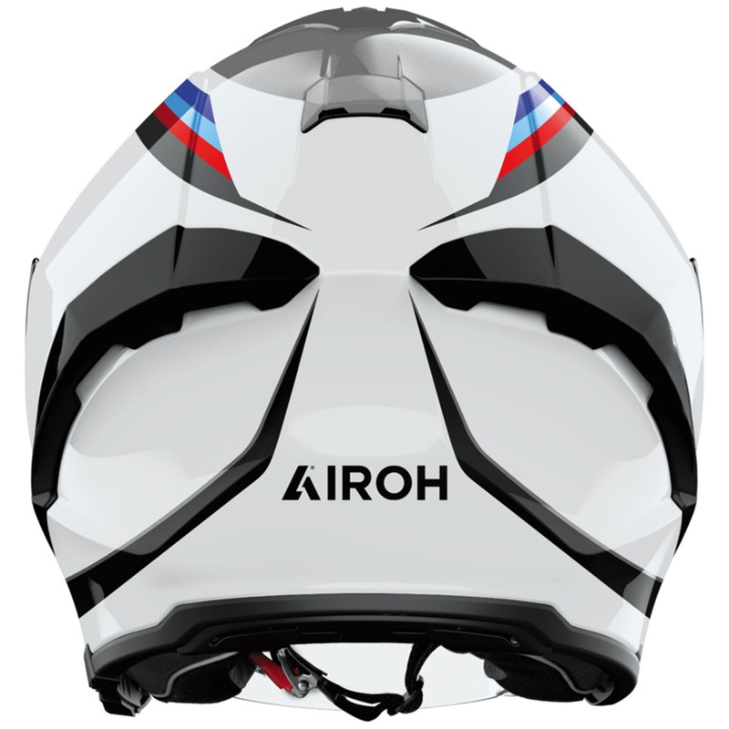 Casco moto jet Airoh H21 Arrow grigio-bianco lucido