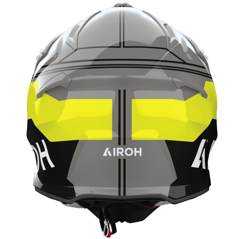 Casco da motocross Airoh Aviator ACE 2 Fury giallo lucido