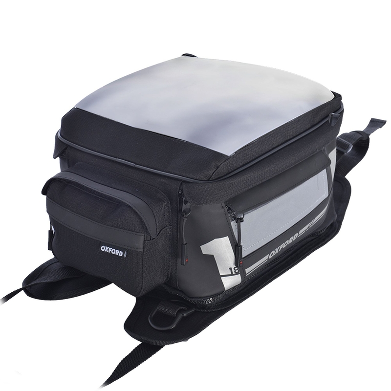 Borsa da serbatoio per moto Oxford F1 con cinghie