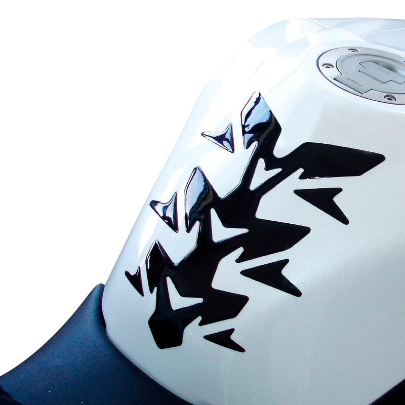 Polep palivové nádrže Oxford Gel Spine Invader černý