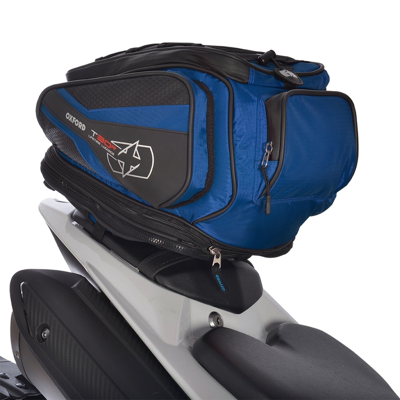 Tankbag a brašna na sedlo Oxford T30R Time Tank 'n' Tailer černo-modrá
