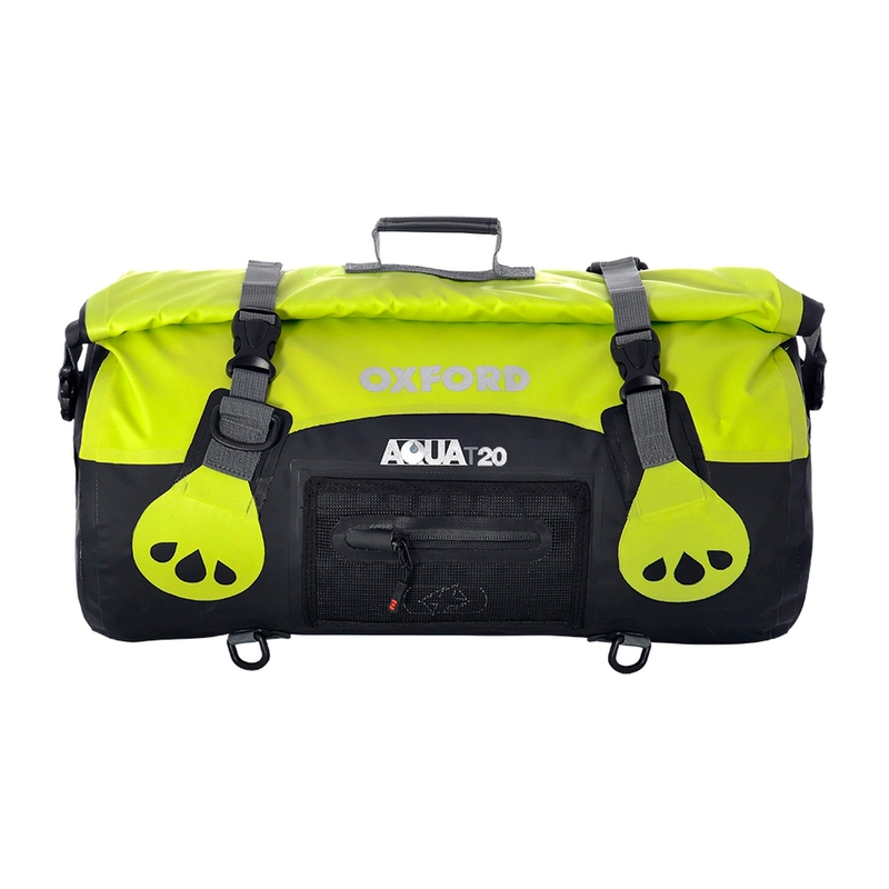 Vodotěsný vak Oxford Aqua20 Roll Bag černo-fluo žlutý