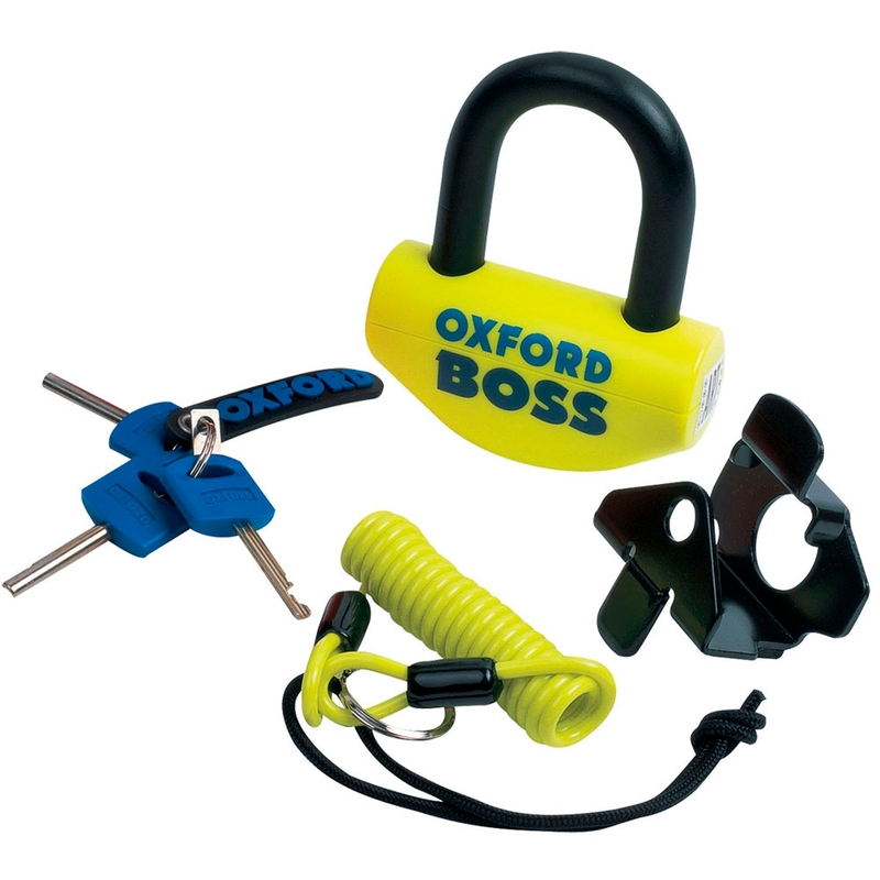 Serratura Oxford Boss profilo U giallo-nero 12,7 mm