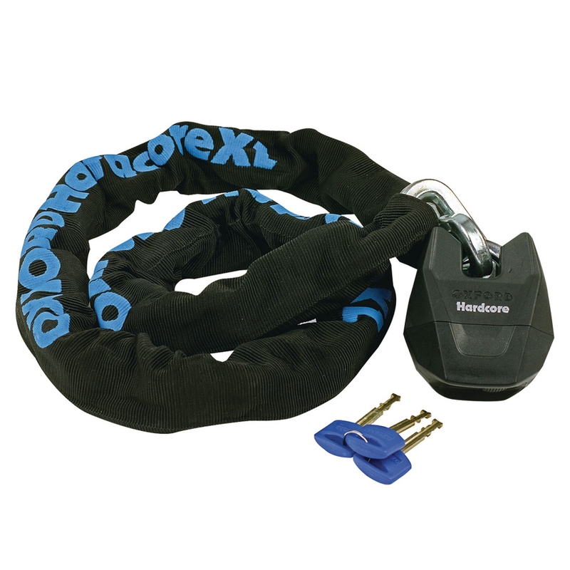 Řetězový zámek na motocykl Oxford HardcoreXL13 1,2 m