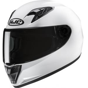 Casco integrale da moto per bambini HJC Y10 Solid bianco perla