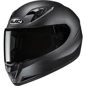 Casco integrale da moto per bambini HJC Y10 Solid semi-piatto nero