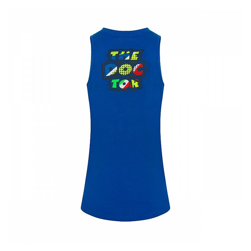 Canotta donna VR46 Valentino Rossi POP ART blu