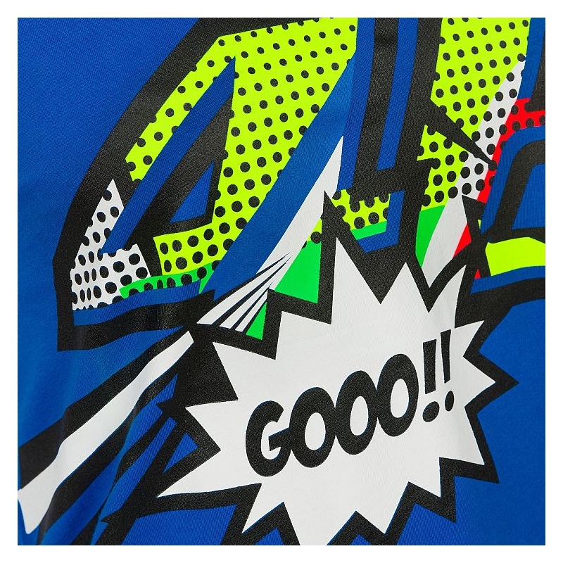 Canotta donna VR46 Valentino Rossi POP ART blu