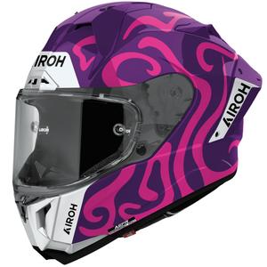 Casco integrale da moto Airoh GP800 Swain viola lucido