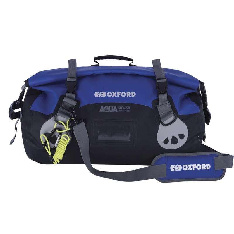 Vodotěsný vak Oxford Aqua RB-30 Roll Bag černo-modrý