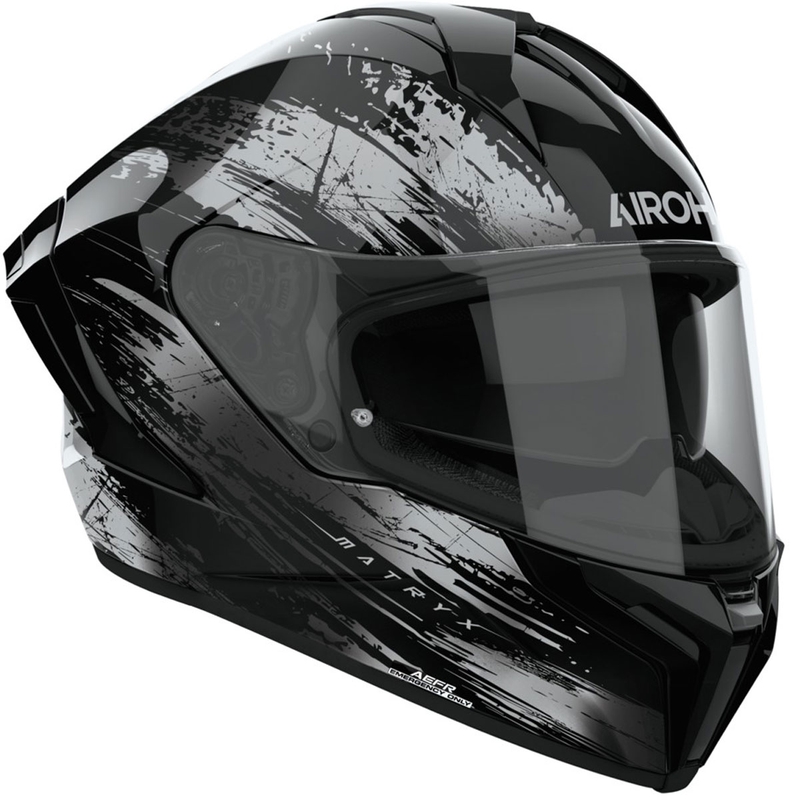 Casco integrale da moto Airoh MATRYX Reflex grigio lucido