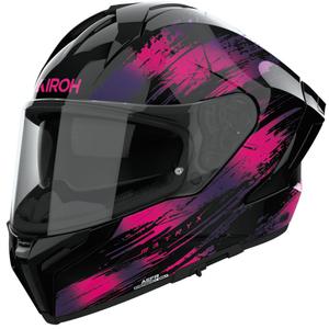 Casco integrale da moto Airoh MATRYX Reflex viola lucido