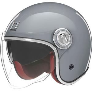 Casco jet NOX PREMIUM Heritage grigio