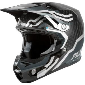 Casco da motocross FLY Racing Formula S Carbon Byte carbonio-grigio-argento