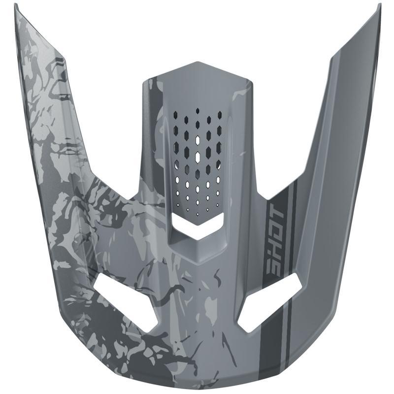 Visiera per caschi Shot Speed Battle, grigio opaco