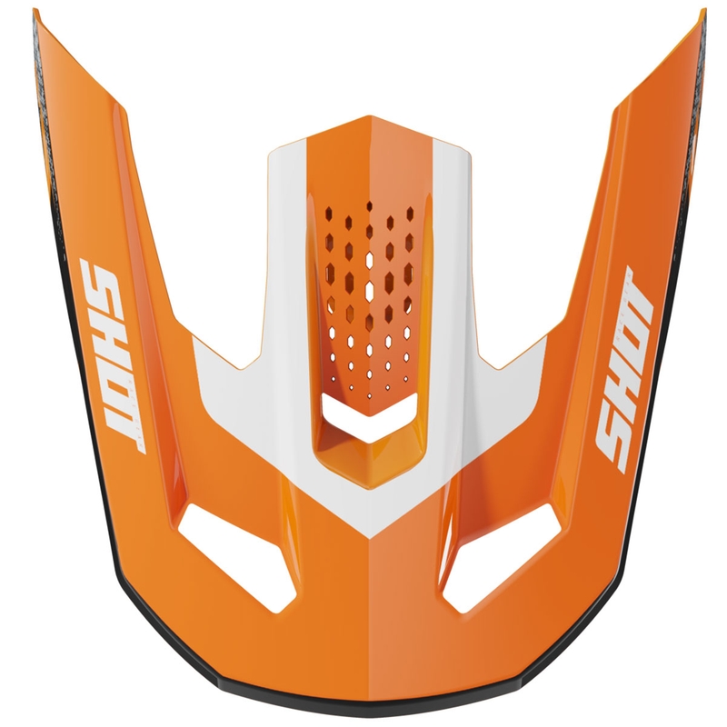 Visiera per caschi Shot Speed Hybrid, arancione lucido