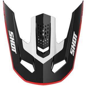 Visiera per caschi Shot Speed Hybrid rosso lucido