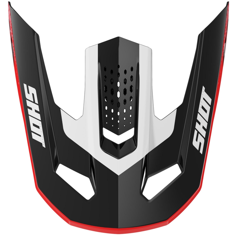 Visiera per caschi Shot Speed Hybrid rosso lucido
