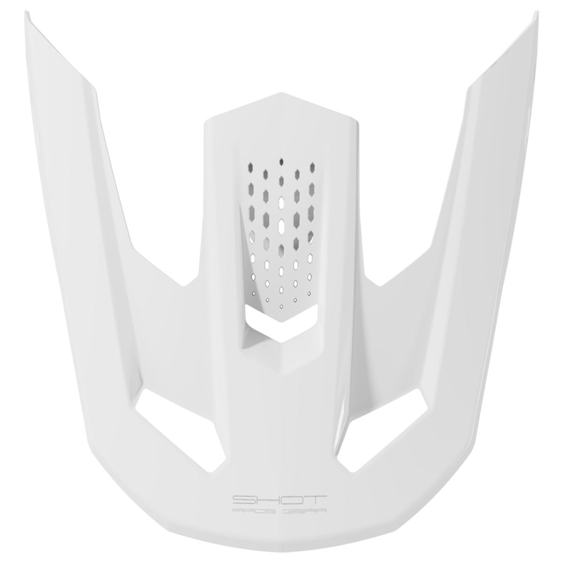 Visiera per caschi Shot Speed Solid bianco lucido