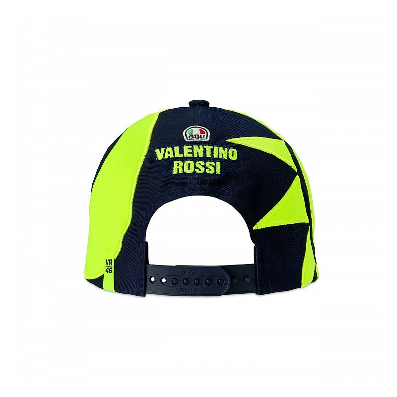 Dětská kšiltovka VR46 Valentino Rossi REPLIKA SUN AND MOON modro-žlutá