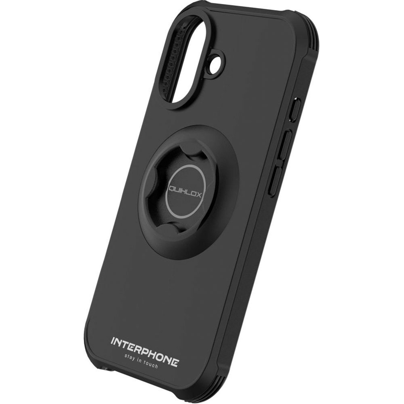 Interphone QUIKLOX Tetraforce-Custodia per telefono Apple iPhone 17 nera