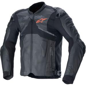 Giacca moto in pelle Alpinestars Atem 5 nera