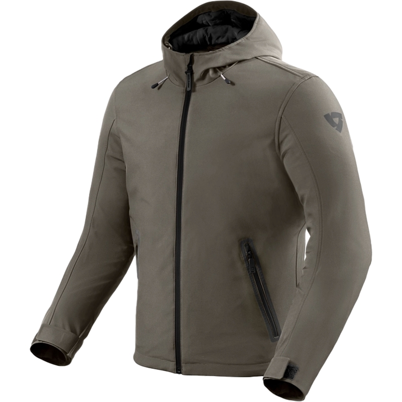 Giacca da moto Revit Traffic H2O verde scuro