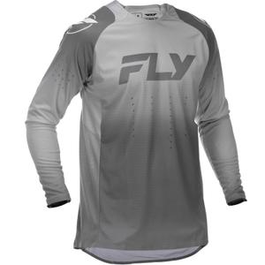 Maglia da motocross FLY Racing Evolution bianco-grigio