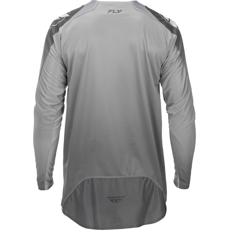 Maglia da motocross FLY Racing Evolution bianco-grigio