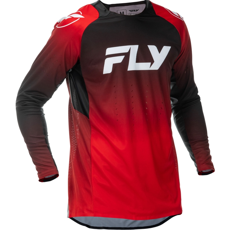 Maglia da motocross FLY Racing Evolution rosso-nero-bianco