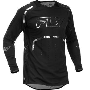 Maglia da motocross FLY Racing Evolution SA nera-argento